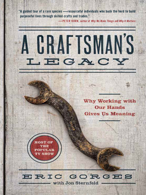 Title details for A Craftsman's Legacy by Eric Gorges - Available